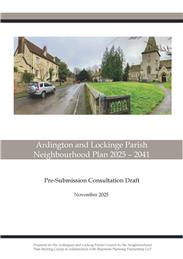 Neighbourhood Plan Pre-Submission Consultation - Starts today - 5th of November!